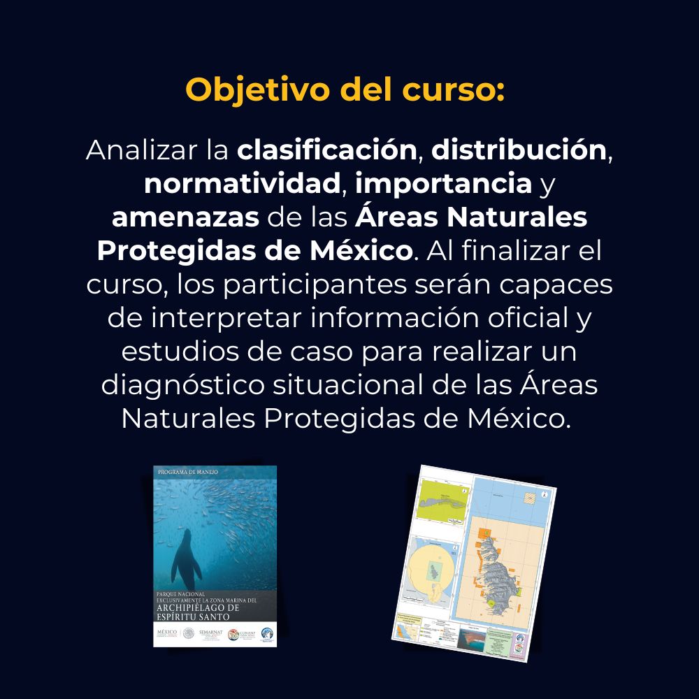 Curso en línea de Áreas Naturales Protegidas de México 3 Curso en línea de Áreas Naturales Protegidas de México - Imagen 3